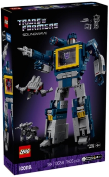 Verpackung: LEGO Icons 10358 Transformers: Soundwave
