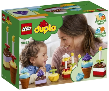 Box Rückansicht: LEGO DUPLO 10862 Meine erste Geburtstagsfeier