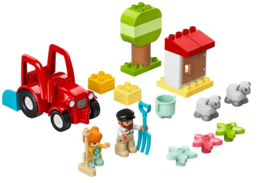 Preview: Inhalt: LEGO DUPLO 10950 Traktor und Tierpflege