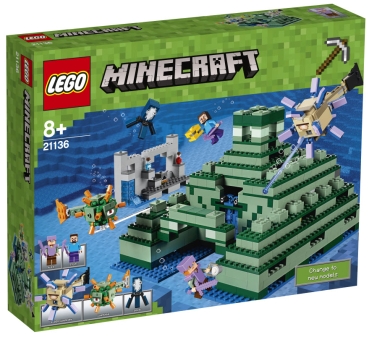 LEGO Minecraft 21136 Das Ozeanmonument, Verpackung