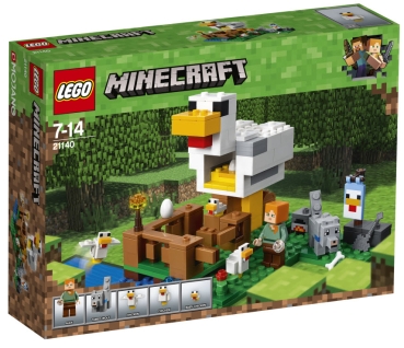 Verpackung: LEGO Minecraft 21140 Hühnerstall