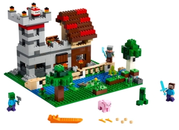 Preview: Inhalt: LEGO Minecraft 21161 Die Crafting-Box 3.0