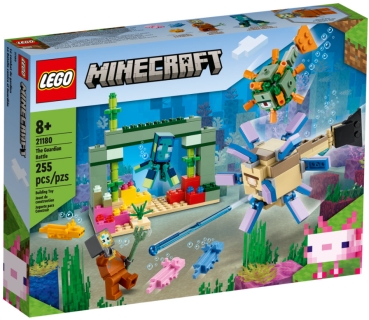 Verpackung: LEGO Minecraft 21180 Das Wächterduell
