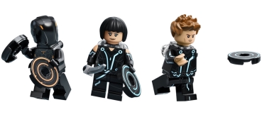 Preview: Minifiguren: Detail 1: Box Rückansicht: LEGO Ideas 21314 TRON: Legacy