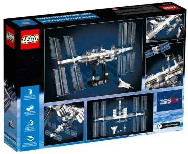 Preview: Box Rückansicht: LEGO Ideas 21321 Internationale Raumstation