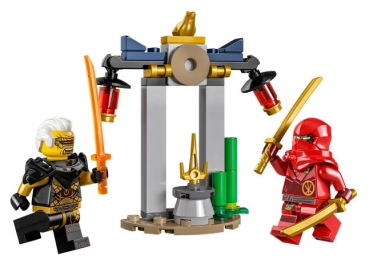 Inhalt: LEGO Ninjago 30650 Kais und Raptons Duell im Tempel