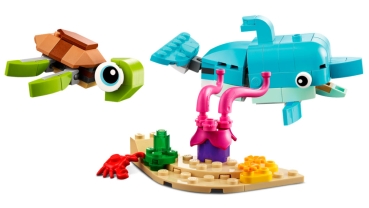 Hauptmodell: LEGO Creator 31128 Delfin und Schildkröte