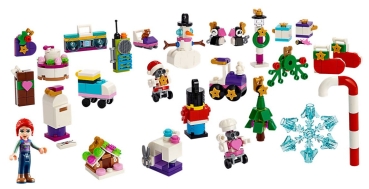 Inhalt: LEGO Friends 41382 Adventskalender 2019