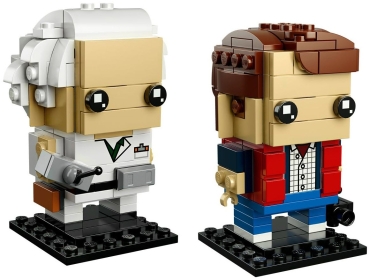 Inhalt: LEGO Brickheadz 41611 Marty McFly und Doc Brown