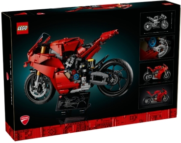 Box Rückseite: LEGO Technic 42202 Ducati Panigale V4 S Motorrad