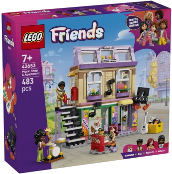 Verpackung: LEGO Friends 42653 Musikladen & Wohnung