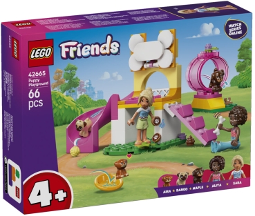 Verpackung: LEGO Friends 42665 Welpenspielplatz
