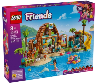 Verpackung: LEGO Friends 42673 Familienurlaub im Strandresort