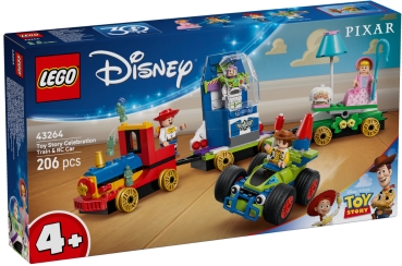 Verpackung: LEGO Disney 43264 Partyzug und das Auto RC aus Toy Story
