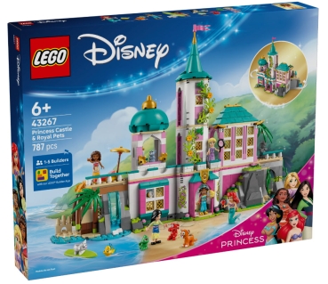 Verpackung: LEGO Disney 43267 Prinzessinnenschloss mit Haustieren