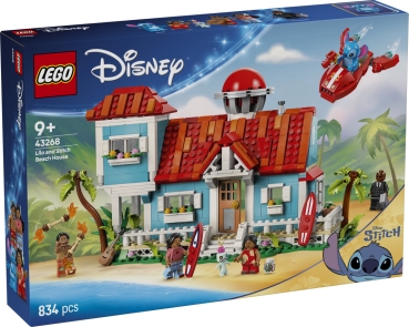 Verpackung: LEGO Disney 43268 Das Strandhaus aus „Lilo und Stitch“