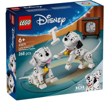 Verpackung: LEGO Disney 43271 Die Welpen Lucky und Penny aus 101 Dalmatiner