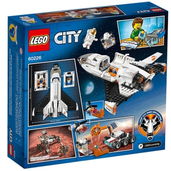 Preview: Box Rückansicht: LEGO City 60226 Mars-Forschungsshuttle
