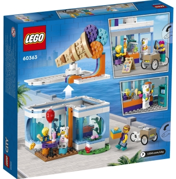 Preview: Box Rückansicht: LEGO City 60363 Eisdiele