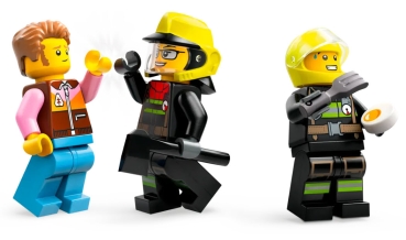 Preview: Minifiguren: LEGO City 60412 Feuerwehrgeländewagen mit Rettungsboot
