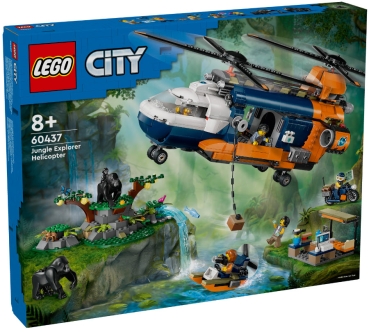 Verpackung: LEGO City 60437 Dschungelforscher-Hubschrauber