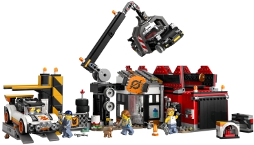 Preview: Inhalt: LEGO City 60472 Schrottplatz mit Autos
