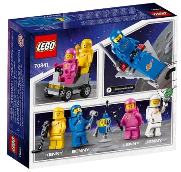 Box Rückseite: LEGO MOVIE 2 70841 Bennys Weltraum-Team
