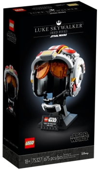 Verpackung: LEGO Star Wars 75327 Helm von Luke Skywalker (Rot Fünf)