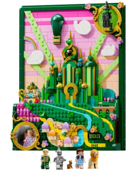 Inhalt: LEGO Wicked 75685 Emerald City Wandkunst
