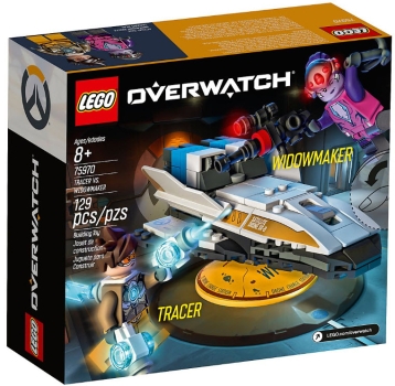 Preview: Box Rückansicht: LEGO Overwatch 75970 Tracer vs. Widowmaker