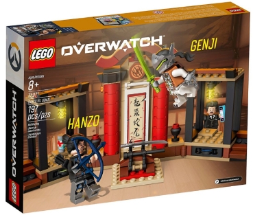 Preview: Box Rückansicht: LEGO Overwatch 75971 Hanzo vs. Genji