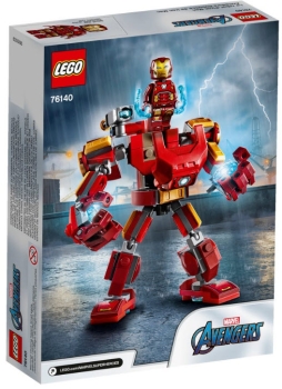 Preview: Box Rückansicht: LEGO Super Heroes 76140 Iron Man Mech