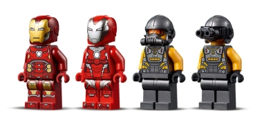 Preview: Minifiguren: LEGO Super Heroes 76164 Iron Man Hulkbuster vs. A.I.M.-Agent