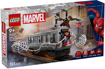 Verpackung: LEGO Super Heroes 76321 Spider-Man vs. Doc Ock: Showdown in der U-Bahn
