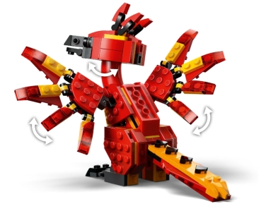 Preview: Detail 1: LEGO Harry Potter 76448 Fawkes: Dumbledores Phönix