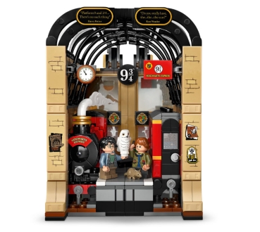 Preview: Detail 1: LEGO Harry Potter 76450 Buchstütze: Hogwarts Express