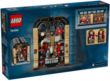 Box Rückseite: LEGO Harry Potter 76450 Buchstütze: Hogwarts Express