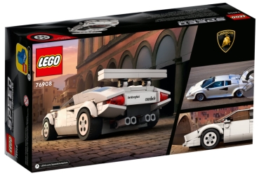 Preview: Box Rückansicht: LEGO Speed Champions 76908 Lamborghini Countach