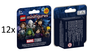 Preview: Verpackung: LEGO Marvel Studios Serie 2 Minifiguren 71039 Satz von 12 Minifiguren