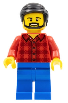 LEGO City Minifiguren CTY664 Mann mit Vollbart