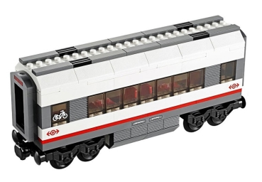 LEGO City EZ60051-2 Weißer Hochgeschwindigkeits-Passagierwaggon