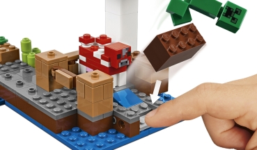 Preview: LEGO Minecraft 21129 Die Pilzinsel, Detail 1