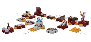 Preview: LEGO Minecraft 21130 Die Nether-Eisenbahn, Detail 1
