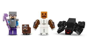 Preview: LEGO Minecraft 21131 Türme aus Eis, Minifiguren