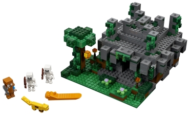 Preview: LEGO Minecraft 21132 Der Dschungeltempel, Inhalt