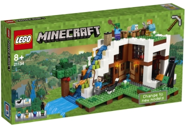 LEGO Minecraft 21134 Unterschlupf im Wasserfall, Verpackung
