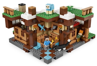 Preview: LEGO Minecraft 21134 Unterschlupf im Wasserfall, Detail 1
