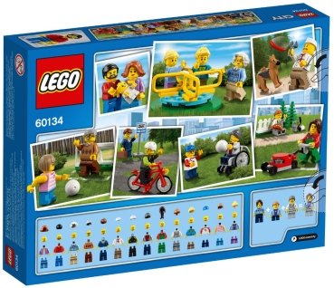 Preview: LEGO City 60134 Stadtbewohner, Box Rückansicht