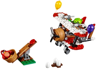 Preview: LEGO Angry Birds 75822 Piggy Plane Attack, Inhalt