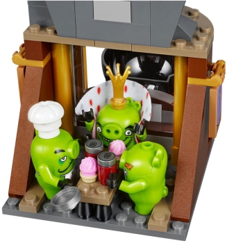LEGO Angry Birds 75826 King Pigs Castle, Innenansicht